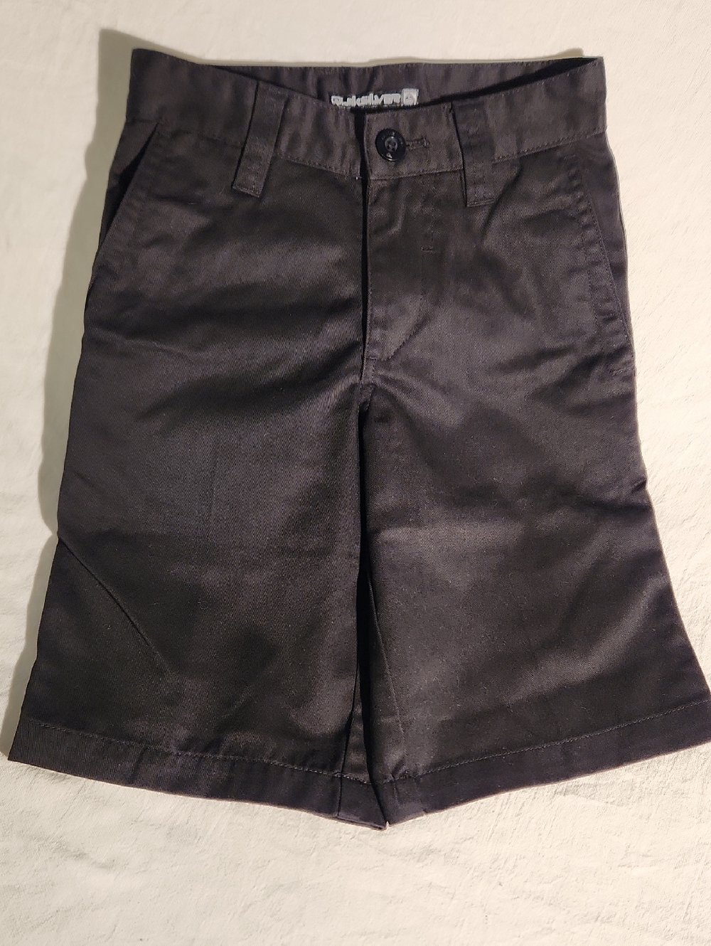 Quiksilver Youth 22" True Black chino shorts NWOT